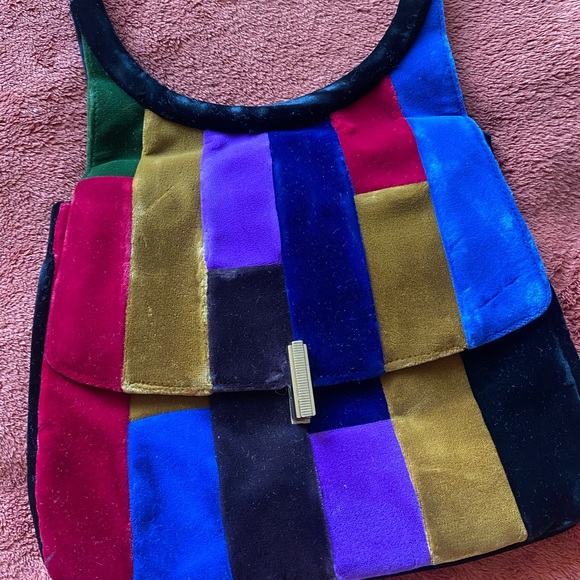 Vintage Suede shoulder bag - Picture 3 of 5